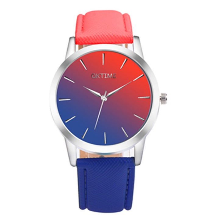 Fashion Colorful Retro Rainbow Design Watch