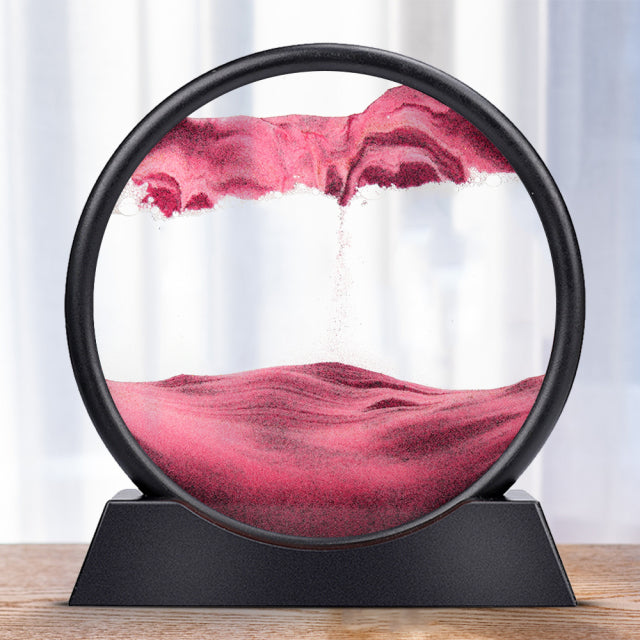 3D Hourglass Sand Picture Creator Lamp