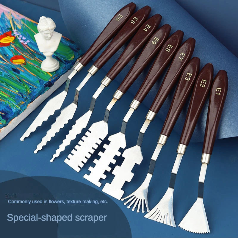 9 Pcs Art Palette Knife