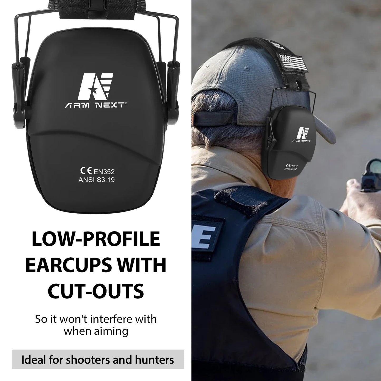 Tactical Noise Reduction Earmuffs