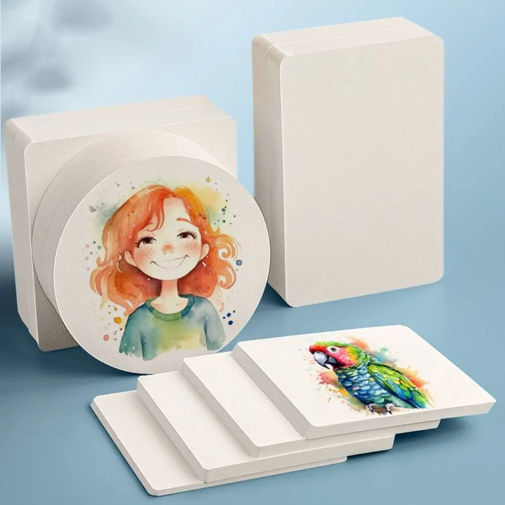 50 Sheets Watercolor Paper Cards