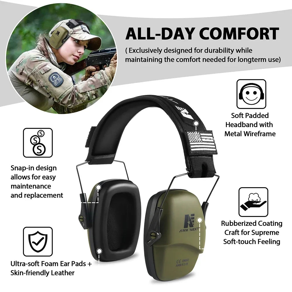 Tactical Noise Reduction Earmuffs