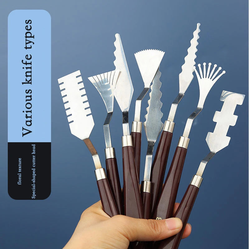 9 Pcs Art Palette Knife