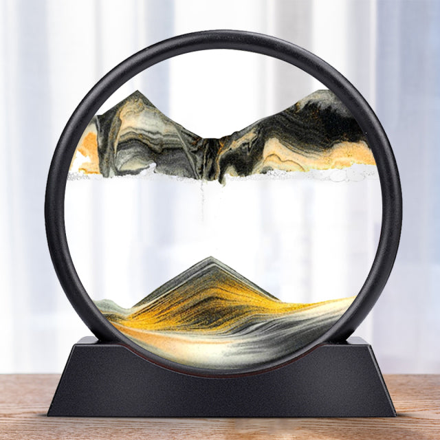 3D Hourglass Sand Picture Creator Lamp