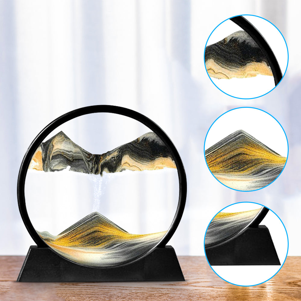 3D Hourglass Sand Picture Creator Lamp