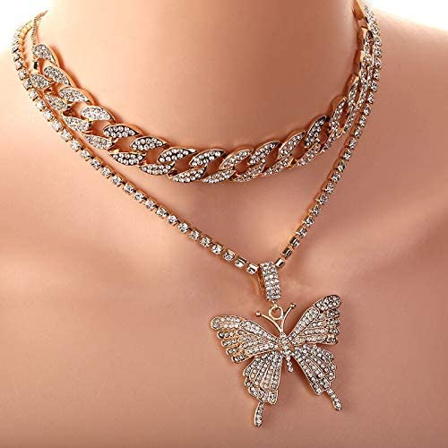 Butterfly Beauty and Brawn necklace set