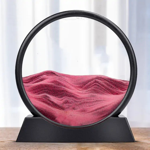 3D Hourglass Sand Picture Creator Lamp