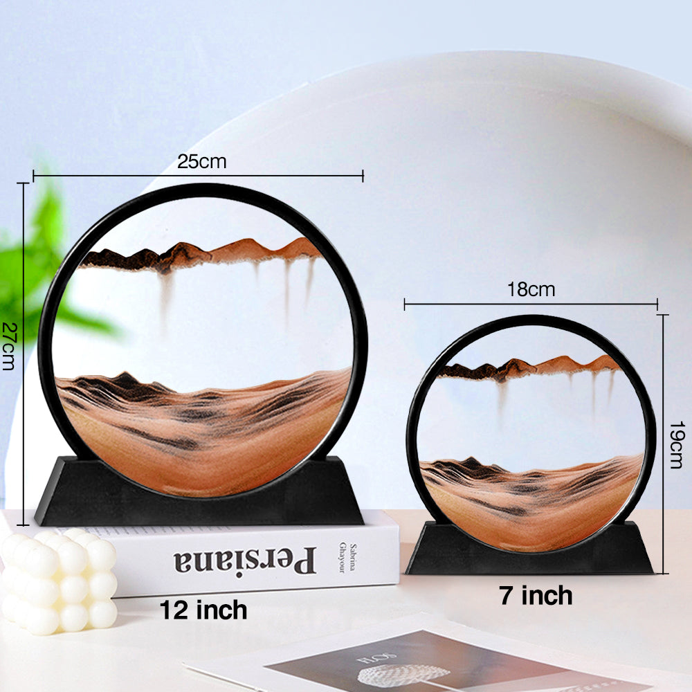 3D Hourglass Sand Picture Creator Lamp